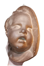 Load image into Gallery viewer, Antique Baby Cherub Angel Baby Life Mask / Life Cast