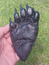 Load image into Gallery viewer, Bear: Footprint Black Bear Juvenile track Footprint Cast Replica Footprint Track