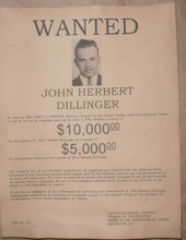 Load image into Gallery viewer, (Resin) John Dillinger Death Mask Cast Life Cast LifeMask Death mask life cast (Resin)