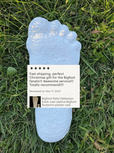 Cargar imagen en el visor de la galería, 1 Bigfoot Patterson "Patty" track footprint cast Plaster Bigfoot Cast Track Replica