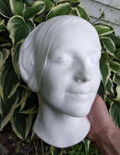 Load image into Gallery viewer, L'Inconnue de la Seine Face Cast Life Mask (Lifesize) Death mask life cast Plaster