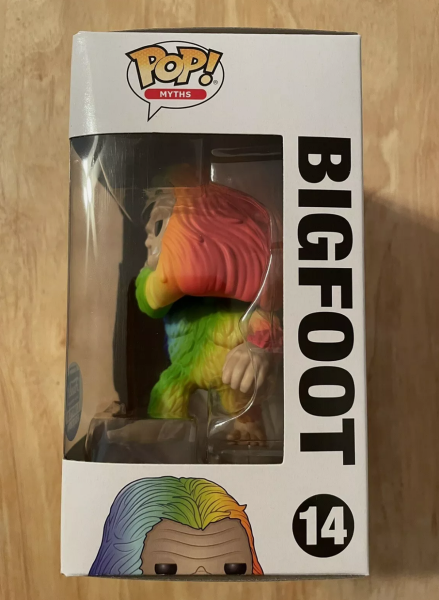 Funko Pop! Rainbow Bigfoot Exclusive - Myths Collection Limited Edition Vinyl Figure