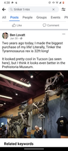 Cargar imagen en el visor de la galería, Tinker the T.rex skeleton cast replica T-rex Tinker Juvenile Trex