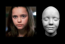 Load image into Gallery viewer, Wednesday Addams Family Christina Ricci Life Mask (life cast)