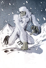 Load image into Gallery viewer, 1951 Yeti #3 Bigfoot cast footprint track replica