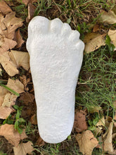 Cargar imagen en el visor de la galería, 1 Bigfoot Patterson "Patty" track footprint cast Plaster Bigfoot Cast Track Replica