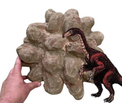 Dinosaur Segnosaur 20 Egg Nest #2 Cast Replica Dinosaur Reproductions