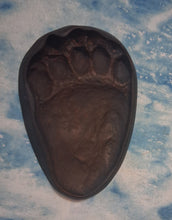 Load image into Gallery viewer, Bear: Footprint Adult Black Bear Inverse Footprint cast replica Inverted