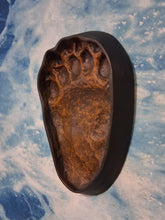 Load image into Gallery viewer, Bear: Footprint Adult Black Bear Inverse Footprint cast replica Inverted