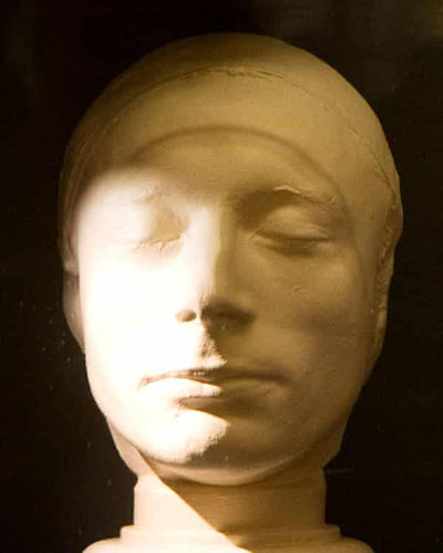 (Resin) John Keats Death Cast Life Mask Death Cast