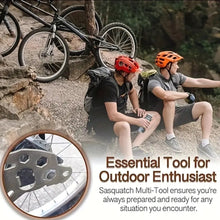 Cargar imagen en el visor de la galería, Bigfoot Tool: 1pc Stainless Steel Outdoor Backpack Keychain, Multifunctional Monkey &amp; Sasquatch Shaped Tool Card