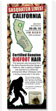 Load image into Gallery viewer, Bigfoot Novelty Bigfoot Sasquatch Hair Sample - Tracking Hunter Hunting -