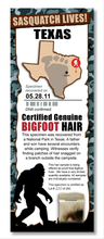Load image into Gallery viewer, Bigfoot Novelty Bigfoot Sasquatch Hair Sample - Tracking Hunter Hunting -