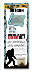 Bigfoot Novelty Bigfoot Sasquatch Hair Sample - Tracking Hunter Hunting -
