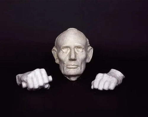 Lincoln: Plaster Life Mask and Hands Abraham Lincoln