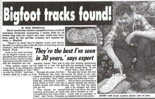 Load image into Gallery viewer, 1990 Bigfoot Mount Rainier Mt. Rainier Track Cast footprint replica