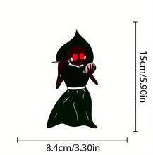 Cargar imagen en el visor de la galería, Flatwoods Monster Sticker &quot;Pretty&quot; Bigfoot Cryptid Cryptozoology