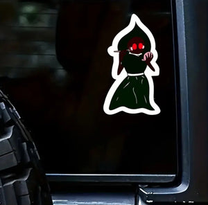 Flatwoods Monster Sticker "Pretty" Bigfoot Cryptid Cryptozoology