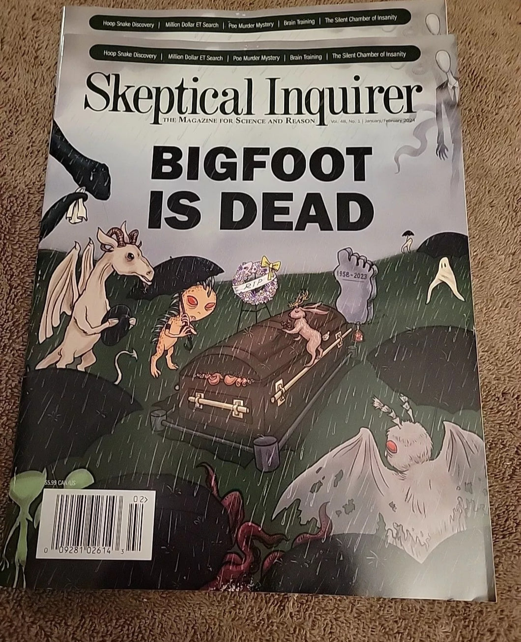 Bigfoot: Magazine Skeptical Inquirer 2024