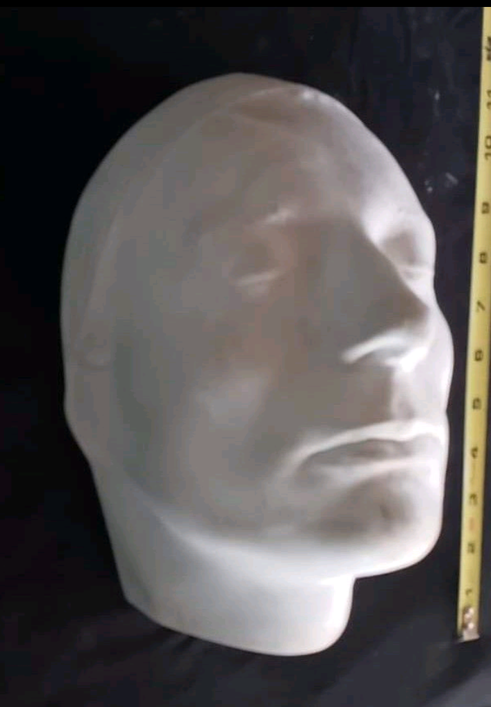 (Resin) John Keats Death Cast Life Mask Death Cast – TaylorMadeFossils ...