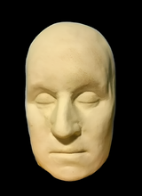 Load image into Gallery viewer, George Washington life mask death cast face head cast