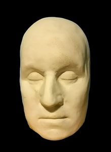 George Washington life mask death cast face head cast