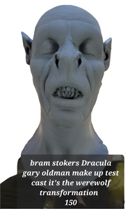 Gary Oldman Bat Bram Stokers Dracula Bat Life mask life cast Werewolf