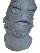 Load image into Gallery viewer, Creature from the Black Lagoon face cast bust