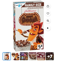 Laden Sie das Bild in den Galerie-Viewer, Count Chocula with Monster Marshmallows, Kids Cereal, Halloween Limited Edition, 18.8 oz