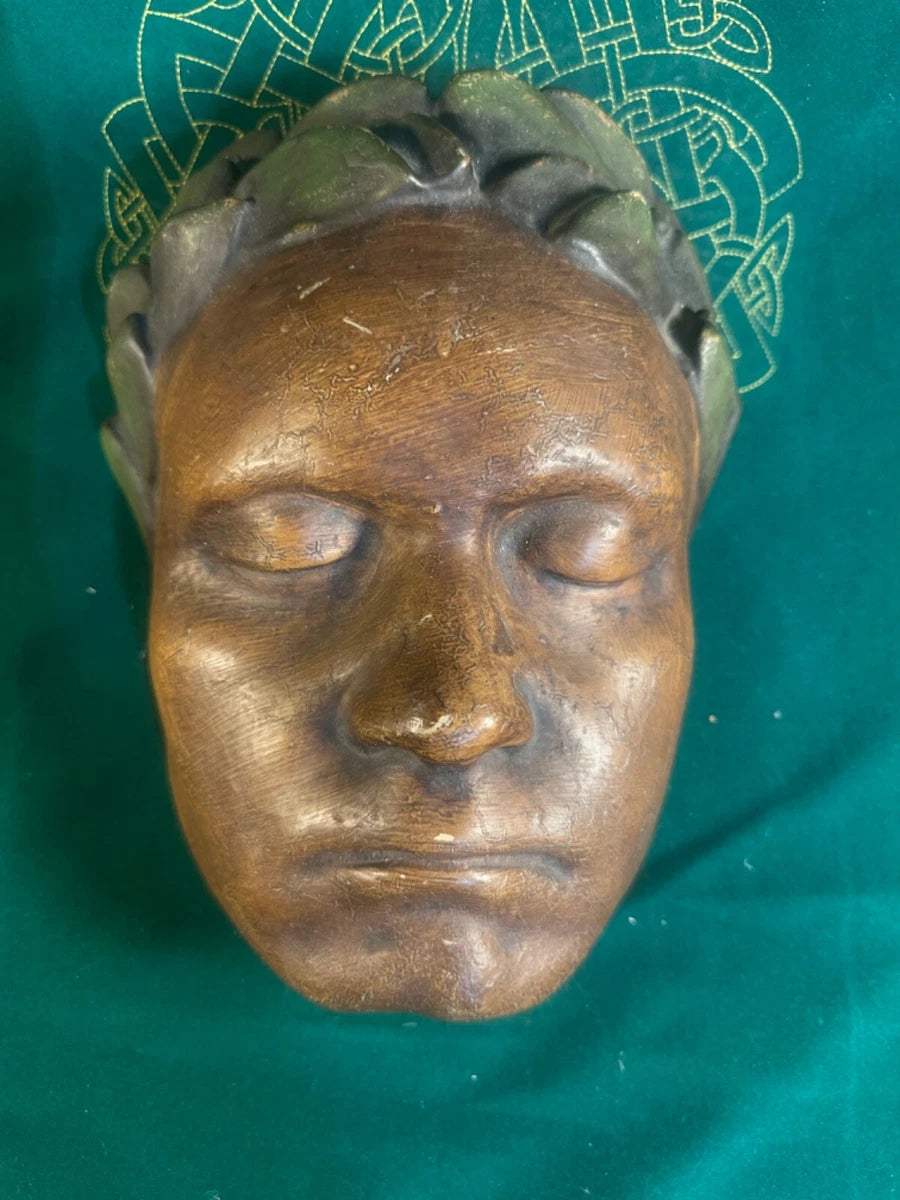 Beethoven life mask With Laurel Leaves / life cast (Resin) Ludwig van Beethoven's Life Mask Cast