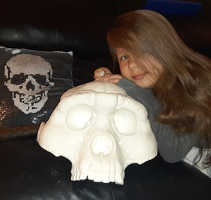 Bigfoot Skull Cast Artistic Interpretation by Master artist.