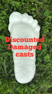 1 Discounted Patty #2 Patterson Bigfoot track damaged footprint cast