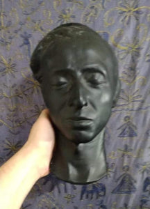 Chopin Death mask cast Head and Neck / life cast Head Face Death mask death cast