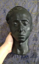 Cargar imagen en el visor de la galería, Chopin Death mask cast Head and Neck / life cast Head Face Death mask death cast