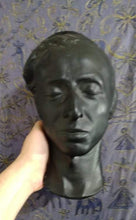 Load image into Gallery viewer, Chopin Death mask cast Head and Neck / life cast Head Face Death mask death cast