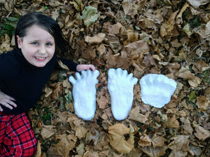 1984 Paul Freeman's "Wrinkle Foot" cast  "A" Bigfoot Sasquatch footprint track cast replicas