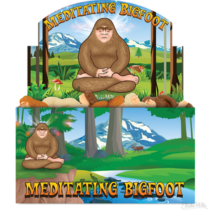 Bigfoot. Meditating Bigfoot. Bigfoot Toy