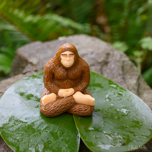 Bigfoot. Meditating Bigfoot. Bigfoot Toy