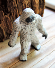 Cargar imagen en el visor de la galería, Yeti MINIATURE YETI Abominable Snowman Plastic Toy Figures Figurine Dollhouse Diorama Terrarium Supplies Small Fairy Garden Shadow Box Mini Toy