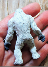 Load image into Gallery viewer, Yeti MINIATURE YETI Abominable Snowman Plastic Toy Figures Figurine Dollhouse Diorama Terrarium Supplies Small Fairy Garden Shadow Box Mini Toy