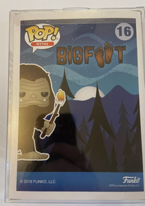 Funko Pop! Myths #16 Bigfoot with Marshmallow Stick Glow In The Dark FUNKO Shop Limited Edition