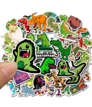 Load image into Gallery viewer, Dinosaur Stickers 3 for #2