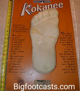 1958 Kokanee Bigfoot cast replica #572