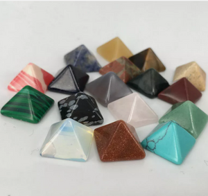 Chakra Pyramid Stone Set Crystal Healing Properties