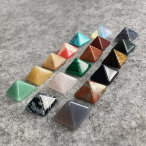 Chakra Pyramid Stone Set Crystal Healing Properties