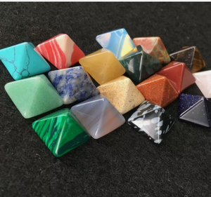 Chakra Pyramid Stone Set Crystal Healing Properties