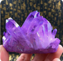 Load image into Gallery viewer, Natural Large Aura Angel Crystal Cluster Quartz Titanium Specimen Decor Healing Properties