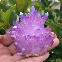 Load image into Gallery viewer, Natural Large Aura Angel Crystal Cluster Quartz Titanium Specimen Decor Healing Properties