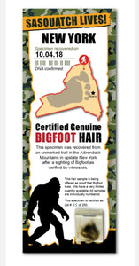 Bigfoot Novelty Bigfoot Sasquatch Hair Sample - Tracking Hunter Hunting -