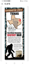 Load image into Gallery viewer, Bigfoot Novelty Bigfoot Sasquatch Hair Sample - Tracking Hunter Hunting -